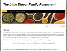 Tablet Screenshot of littledipperfood.net